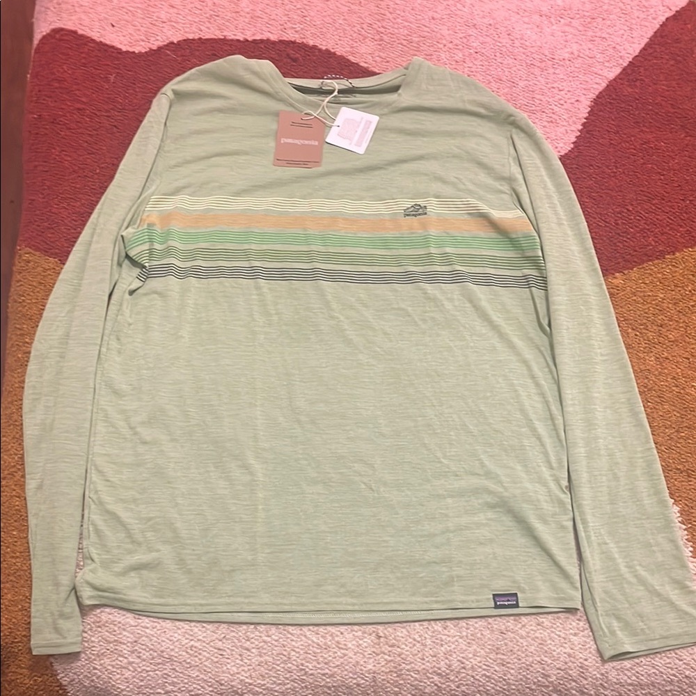 Patagonia Men's Green Long Sleeve Shirt